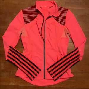 Lululemon Sea stripe light flare jacket.
